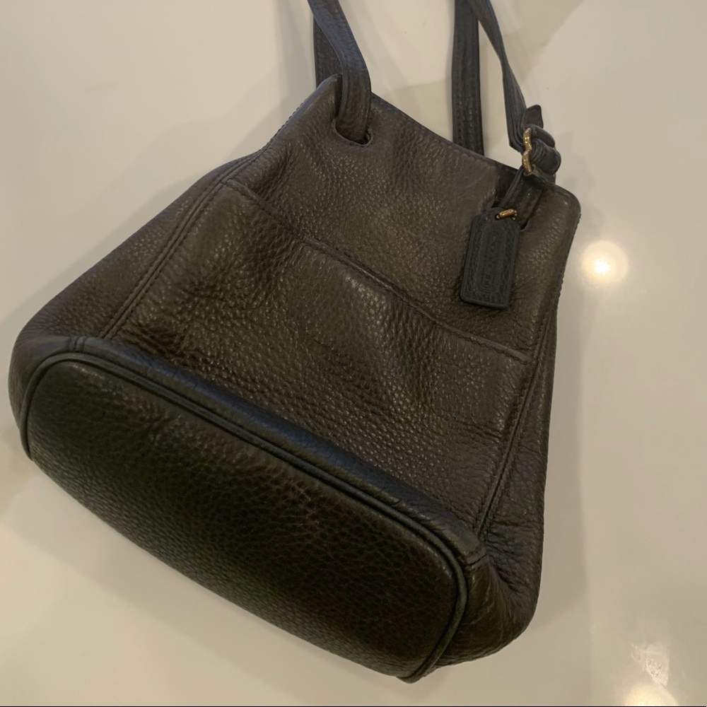 Vintage 1990’s COACH Black Pebble Sonoma Bucket